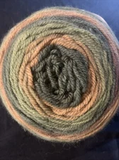 1 Lion Brand Mandala Dragon #230F Self Striping Yarn 5.3 Oz
