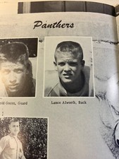 Vintage LANCE ALWORTH Brookhaven Miss School Yearbook Annual Dallas Cowboys RARE