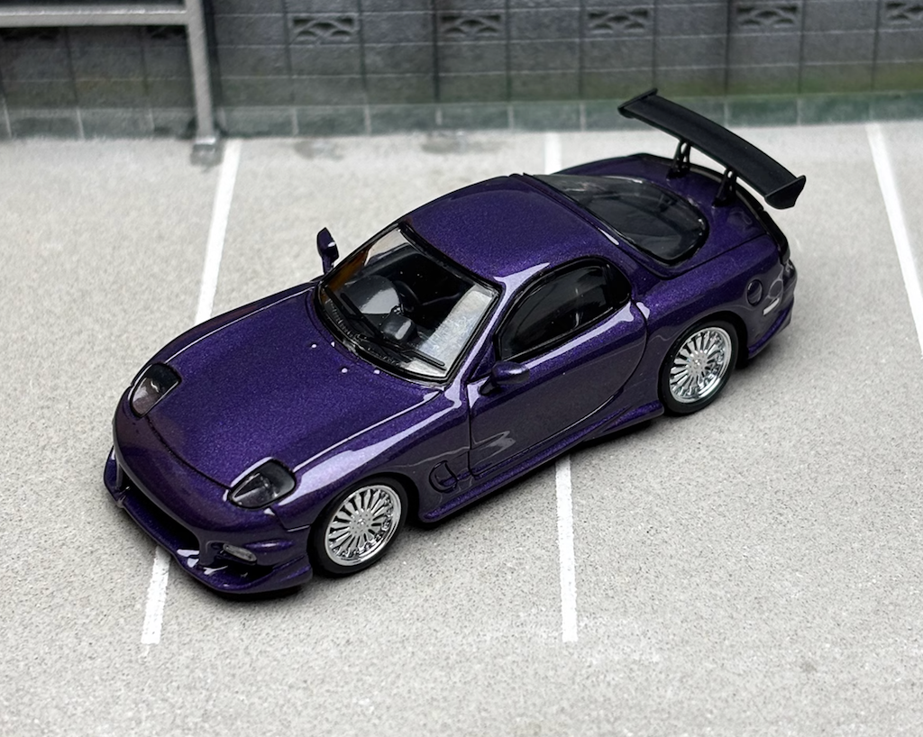 【数量限定品】MORTAL 1/64 RX‐7 FD3S VeilSide Mortal 1:64 JDM Red RX-7 FD Veilside Racing Sports Model