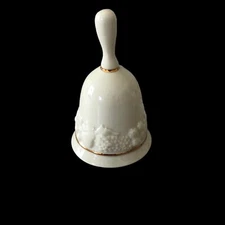 LENOX FRUITS OF LIFE DINNER BELL IVORY WITH GOLD ACCENT 4.5" INCHES Beautiful!