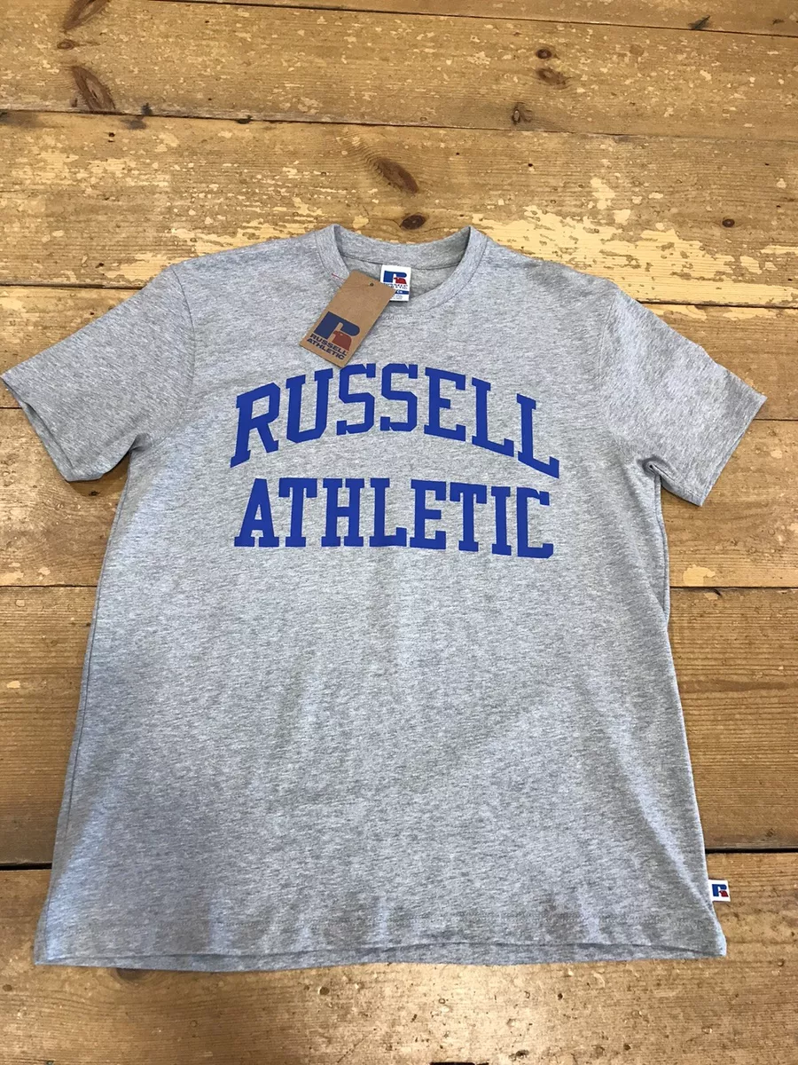 Russell Athletic Iconic Crewneck Tee Grey Marl - Small