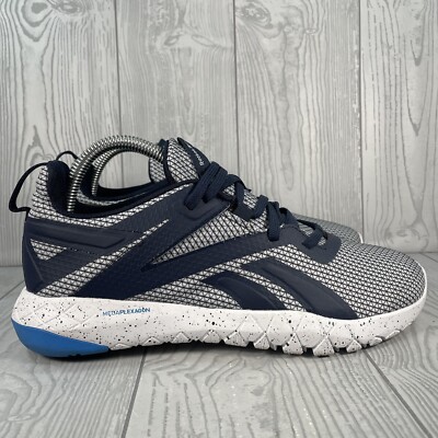 Reebok Mega Flexagon White Vector Navy Mens Size 7 Running Sneakers FV0513 Shoes
