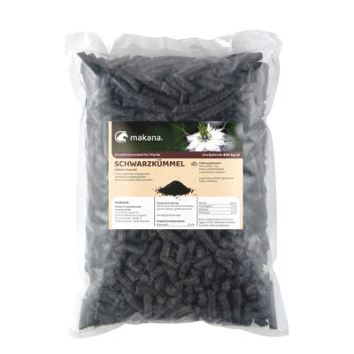 Makana Schwarzkümmel Pellets / Granulat für Tiere, 1,5 kg Beutel
