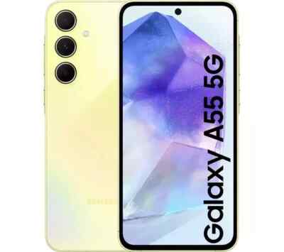 Samsung Galaxy A55/5G/128GB/Unlocked Android Smart Phone Sim Free
