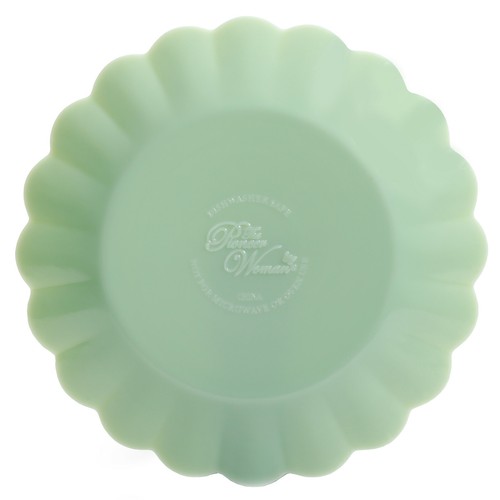 Pioneer Woman Milk Glass Timeless Beauty Green Jade Plates Bowl Dinnerware 3 Pcs - Picture 4 of 6