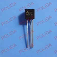 10PCS MOSFET Transistor ON(ONSEMI)/MOTOROLA/FAIRCHILD TO-92 BS170 BS170G