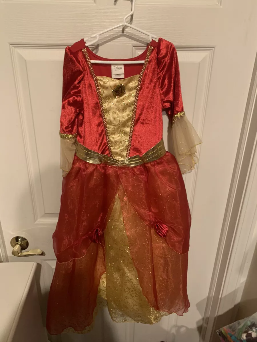 Belle red dress beauty and the beast top