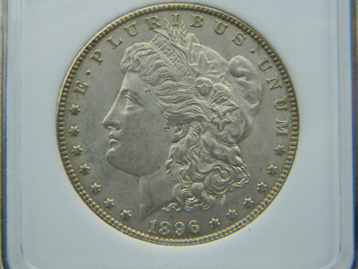 1896 P MORGAN SILVER $ DOLLAR UNC OVER 125 YEARS OLD / PART OF