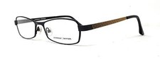 New Genuine PRODESIGN DENMARK 1234 c.6021 Eyeglasses Frames Black Gold 52mm
