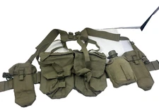 South African SADF Pattern 70 Rucksack Web Gear Chest Rig, complete