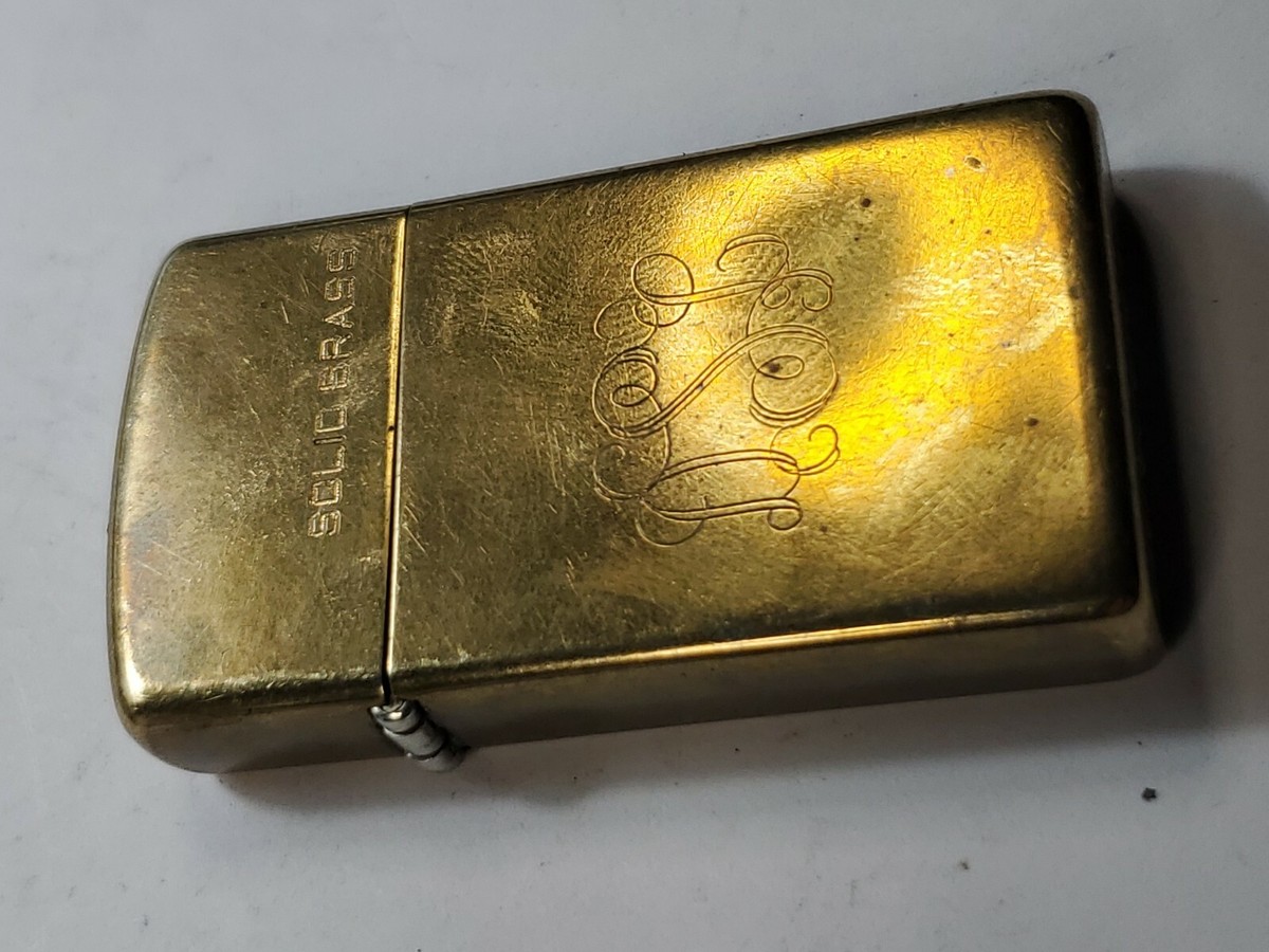 1932-1983 Solid Brass Zippo Lighter - Commemorative 1932 1932-1983 Solid Brass Zippo Lighter - Commemorative 1932