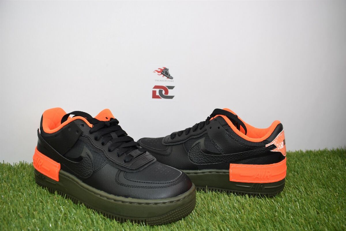 Nike Air Force 1 Black Orange CQ3317-001