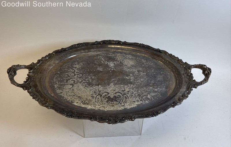 Ornate Oval Serving Tray