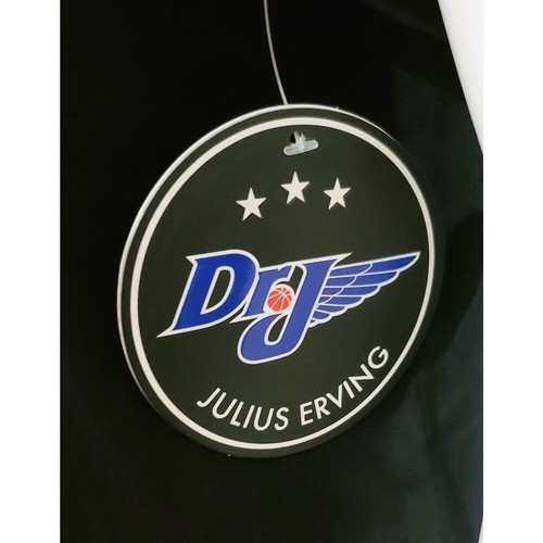 Dr J Julius Erving Mens 3XL Black Graphic T-Shirt Basketball Afro Cartoon New - Picture 2 of 6