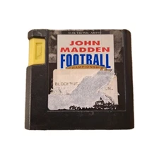 Sega Genesis John Madden Football Championship Edition Rental Store Exclusive