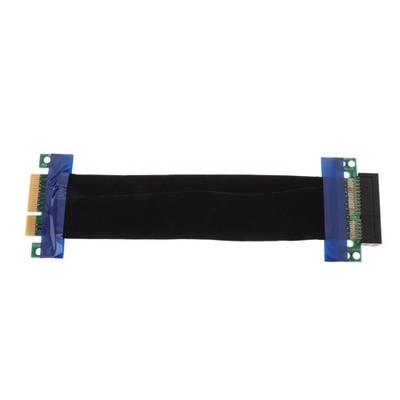 PCI-E PCI Express 4X Riser Card Adapter Flexibles Verlängerungskabel 64Pin