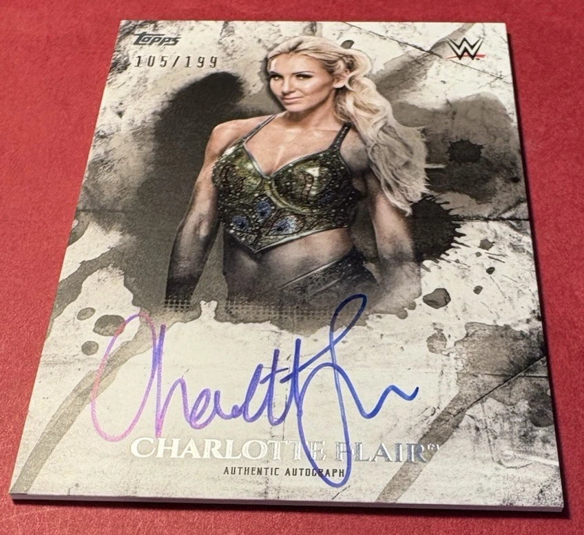 Charlotte Auto 105/199 WWE 2018 Topps Undisputed Flair UA-CF Autograph on card - Image 2 of 4