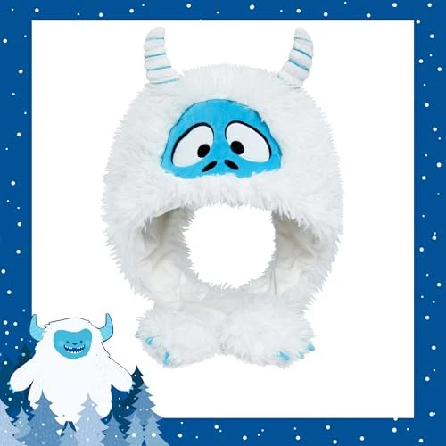 Sombrero de Peluche Animal con Orejeras,Novedad Regalos de Navidad y Cumpleaños para Blanco Foto 3 de 4