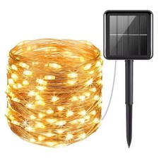 LED Solar String Light Lights Waterproof Copper Wire Fairy Outdoor Garden Party