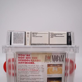 NES Nintendo ROUNDBALL 2 ON 2 CHALLENGE - WATA GRADED 9.0 A! NEW Factory Sealed!