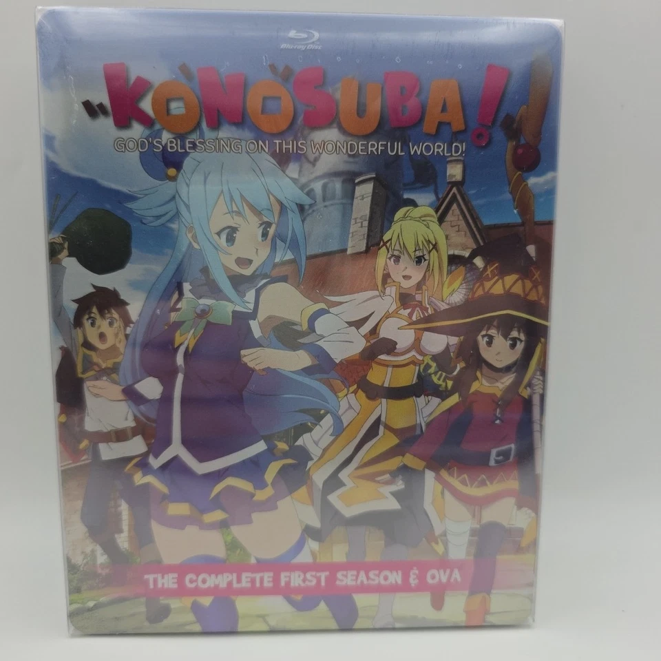 New * KonoSuba Steelbook Lot - Season 1 + 2 + OVAs Blu-Ray Complete explosion - Image 2 of 4