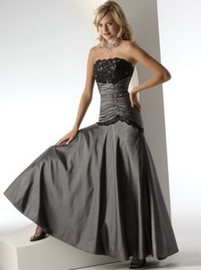 Flirt by Maggie Sottero dress Prom Pageant Strapless Sequins Sz 8
