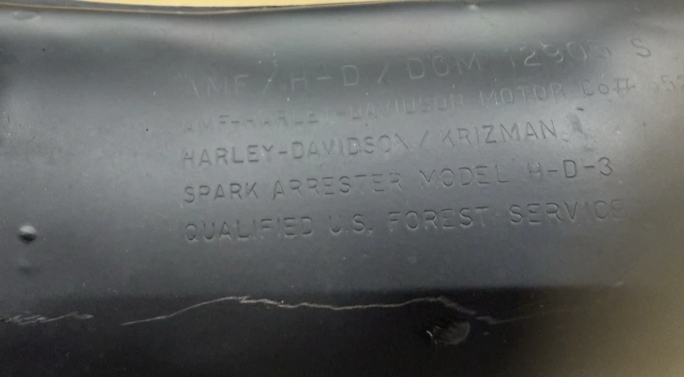 Escape Aermacchi Harley AMF NOS 65219-76P para finales de 1976-1978 SX250 #2 Foto 2 de 4