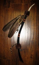 NATIVE AMERICAN SPIRIT / TALKING STICK  PEACOCK 24"