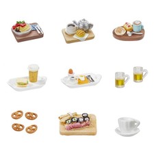 Miniatur Lebensmittel Geschirr Essen 1,5-5 cm, Deko Zubehör Wichtel, Hobbyfun
