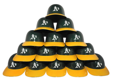Lot of (15) OAKLAND A's Ice Cream SUNDAE HELMETS New Baseball Mini Snack Bowl
