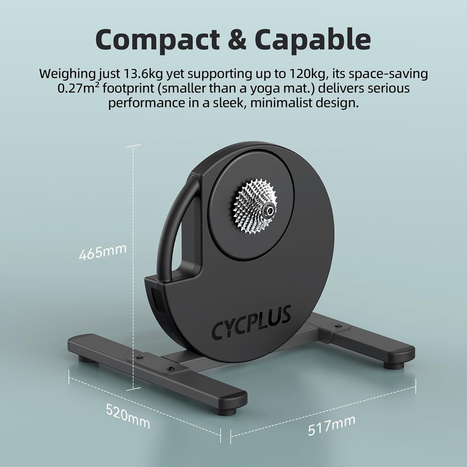 CYCPLUS R200 Smart Bike Trainer 2200W Indoor Direct Drive ANT+ BLE, no ...