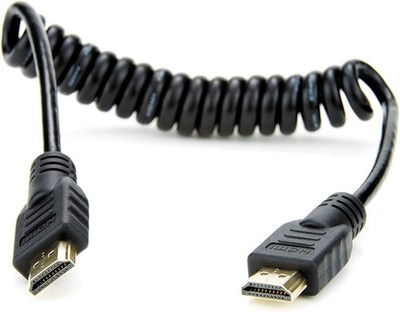 ATOMOS Full HDMI 30cm Spiralkabel, Kabel, Cable