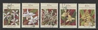 5 x Christmas Island stamps CTO (Flowers)($1.25 Bargain)
