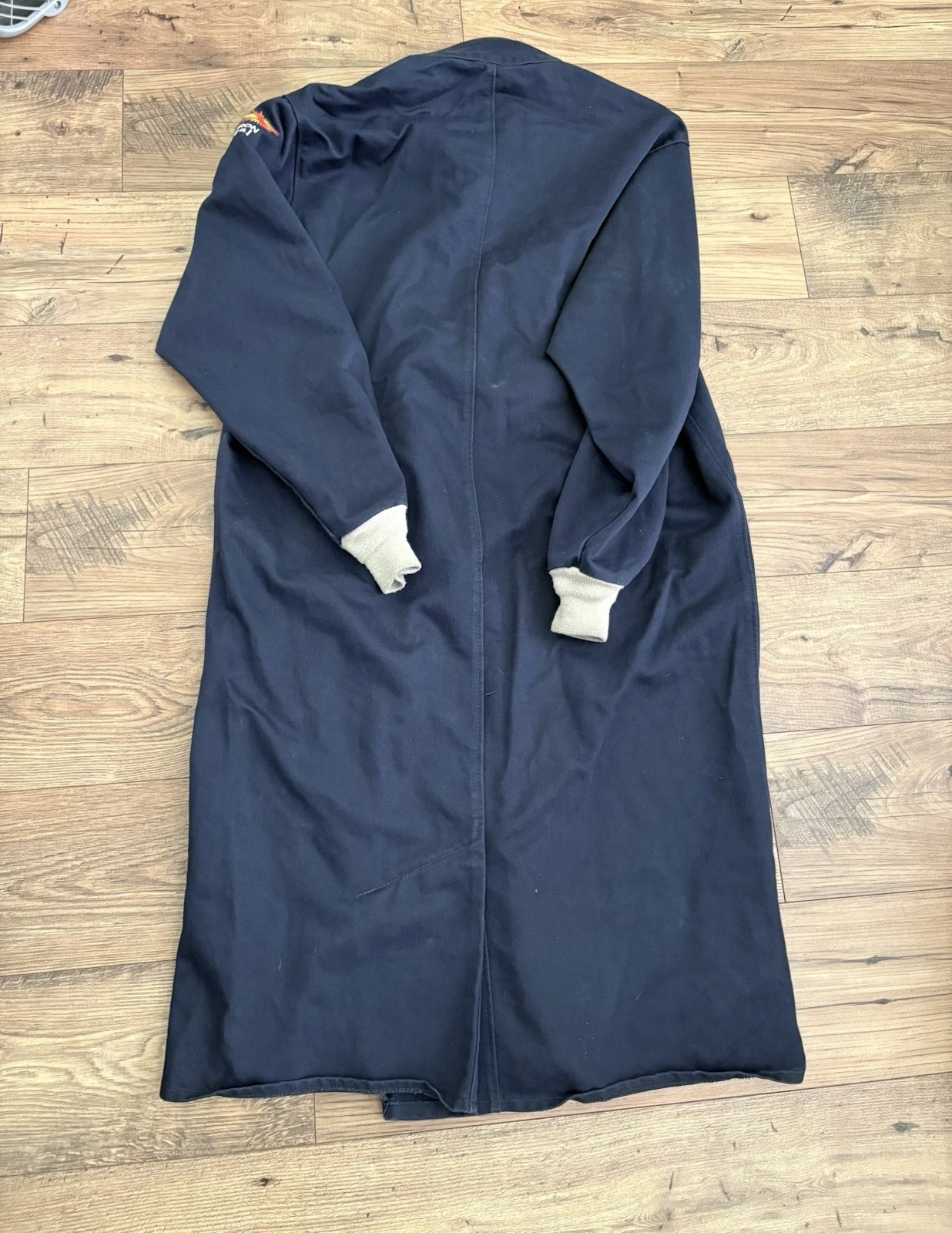 Oberon ARC15 Arc Flash Protective Coat Navy XL 15 Cal/cm² Made in USA image 10