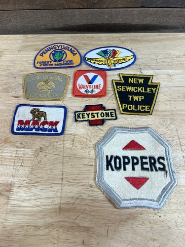 Vintag Estate Fresh Lot Of Patches Gas/Oil Pennsylvania