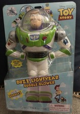 Disney Parks Toy Story Buzz Light Year Bubble Blower Arm Chest Lights NIB