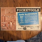 Marx Pocket Tools Metal Miniature Tool Set Of 24 Pieces. “ The Craftsman’s Kit”
