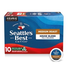 Seattle s Best Coffee, Medium Roast K-Cup Coffee Pods, House Blend, 100 ...