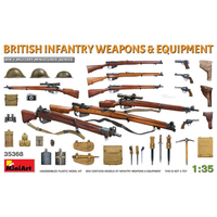 British Infantry Weapons & Equipment Kit 1:35 Miniart Kit Figure Militari -D- Ne