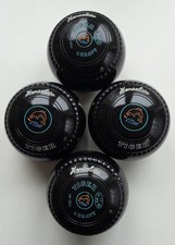 Henselite Tiger/Size 1 Heavy/Black & Turquoise Rings/"Orange Delphine"Motif