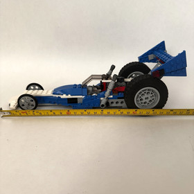 LEGO Creator 6747 Race Rider Dragster Manual Spare Parts Retired Read 2008
