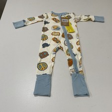 Angel Dear 2 Way Zipper Romper 0-3m
