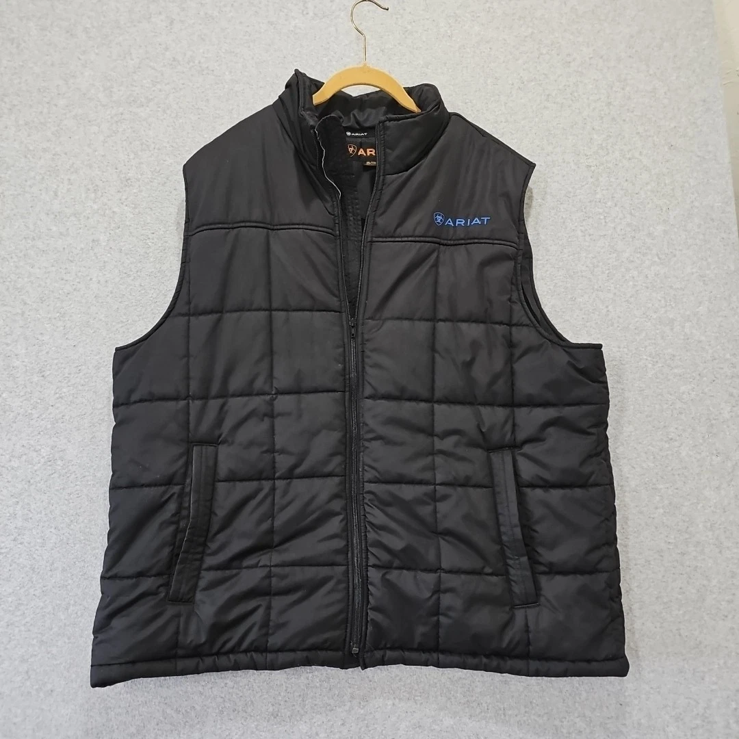 Ariat Crius Insulated Vest Men's Sz XXL Black Western Work Outdoors