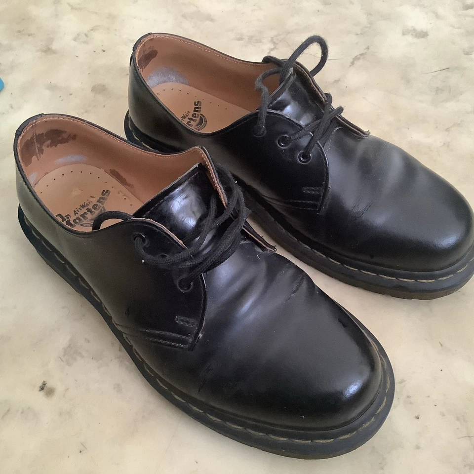 Dr Martens Docs 3 Loch 1461 Original schwarz Größe 41 - Bild 3 von 4
