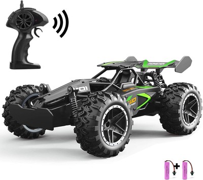 Ferngesteuerte Autos - 2,4 GHz High-Speed RC Auto für Kinder, 15 km/h + 2 WD grün 