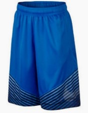 NIKE Elite Reveal Performance Solar Blue Basketball Shorts NEW Youth Boys Sz M