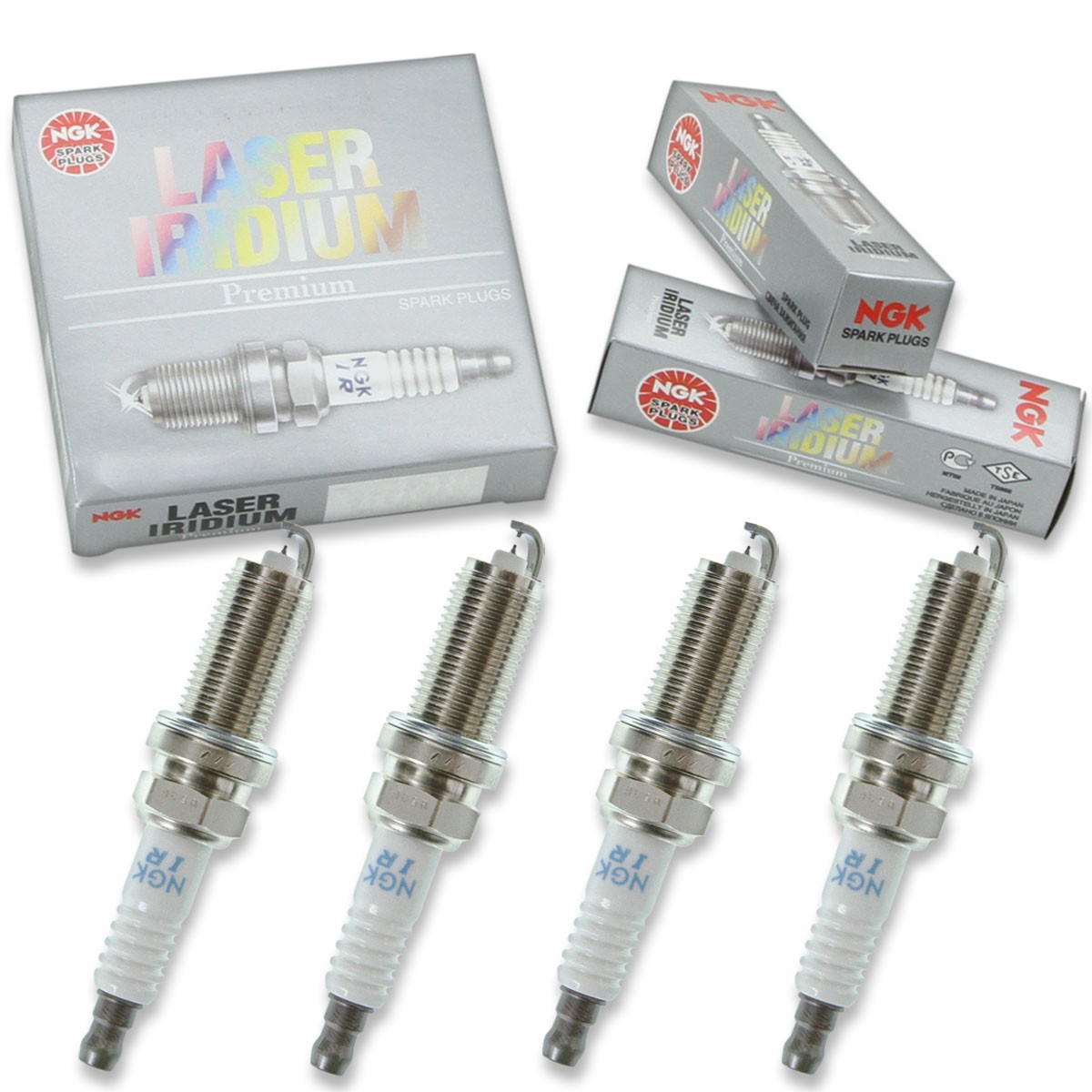 4 pcs NGK Laser Iridium Spark Plugs for 2010-2013 Hyundai Tucson 2.0L 2.4L zd