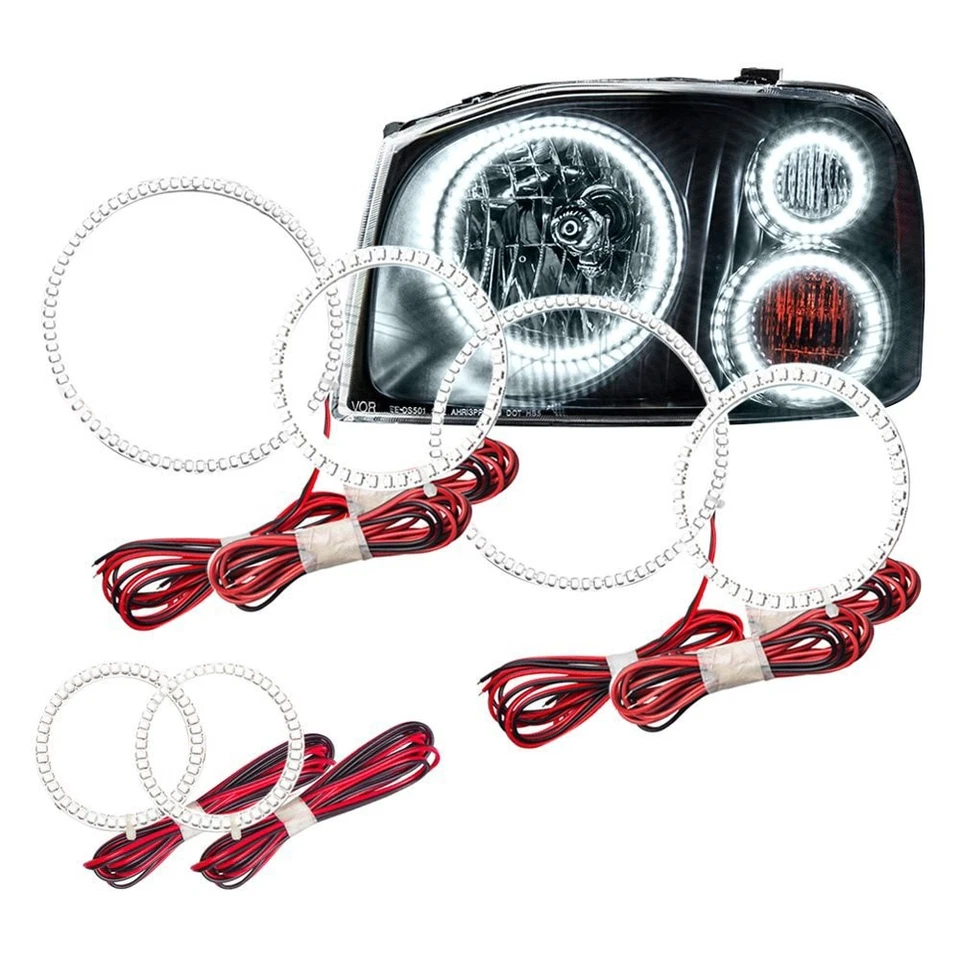 Oracle LED Halo Lights Kit - Triple White For Nissan Frontier 2001-2004 Foto 2 de 4