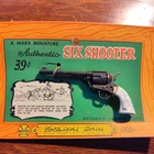 1960s NOS Marx Miniature Collectors Series Western Cowboy Six Shooter Toy NY