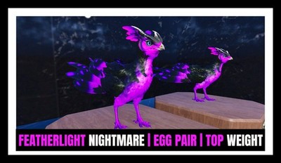ARK Survival Ascended PvE FEATHERLIGHT NIGHTMARE TOP WEIGHT PC/XBOX/PS5 ASA